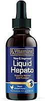 Vista 4 de Rx Vitamins Hepato líquido con sabor a pollo para mascotas, 4 onzas líquidas/talla única