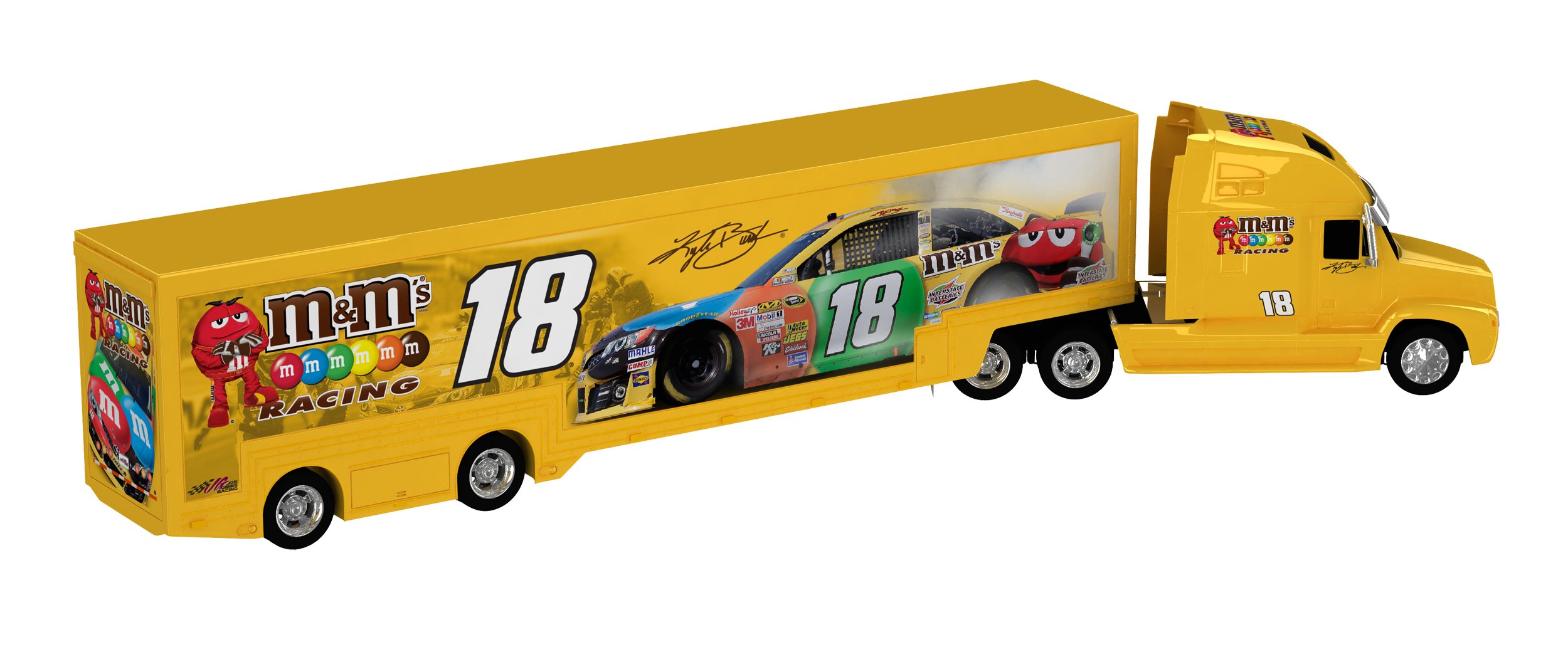 Kyle Busch #18 M&M's 1/64 NASCAR Hauler : Amazon.sg: Toys