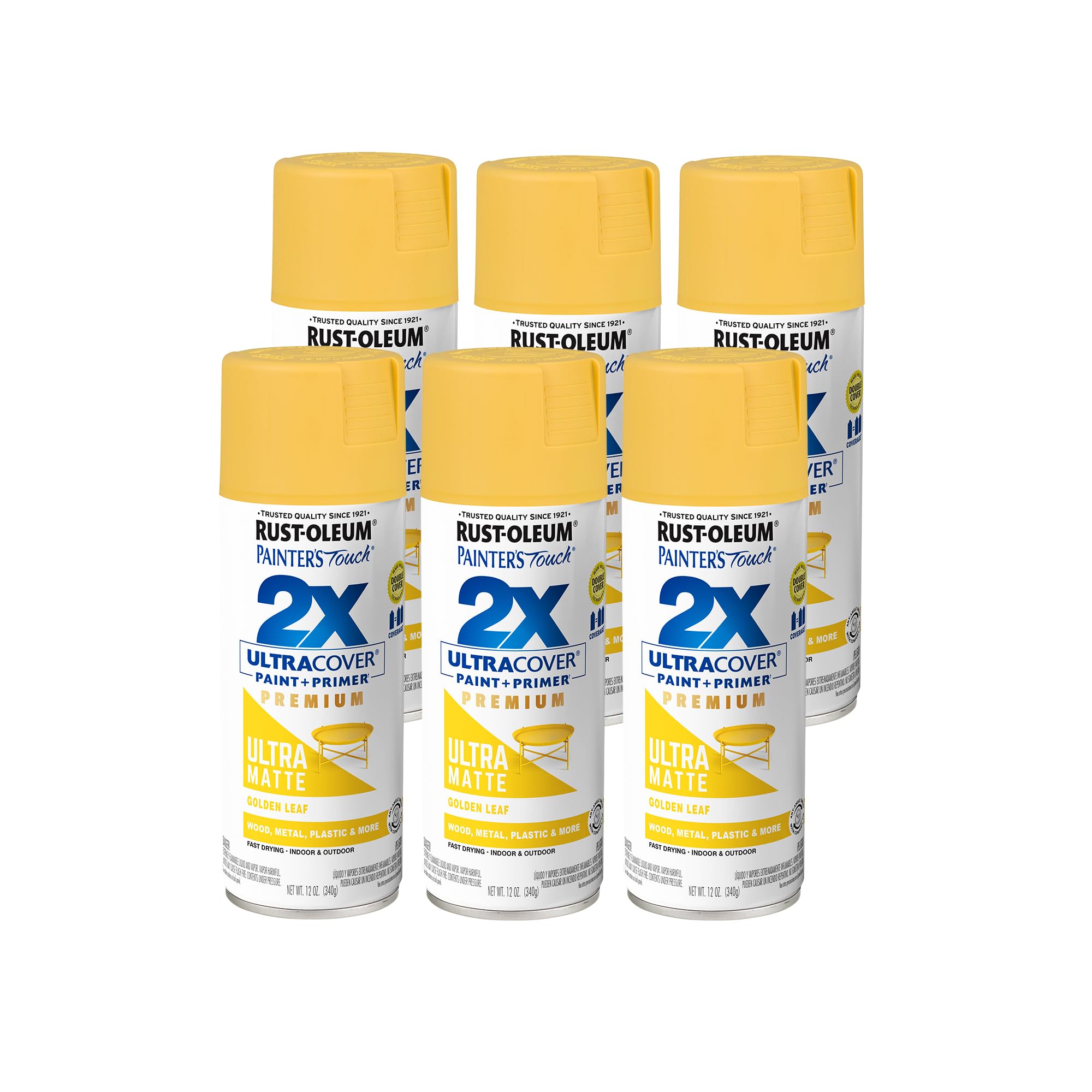 Rust-Oleum Painter's Touch 2X Ultra Cover Spray Paint, Golden Leaf