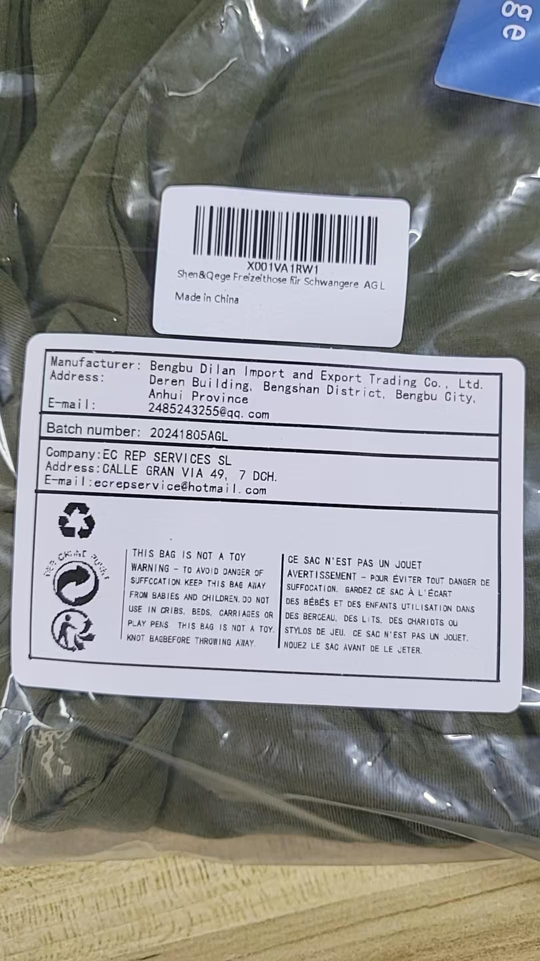 Shen&Qege Spodnie rekreacyjne dla kobiet w ciąży, legginsy ciążowe, wygodne