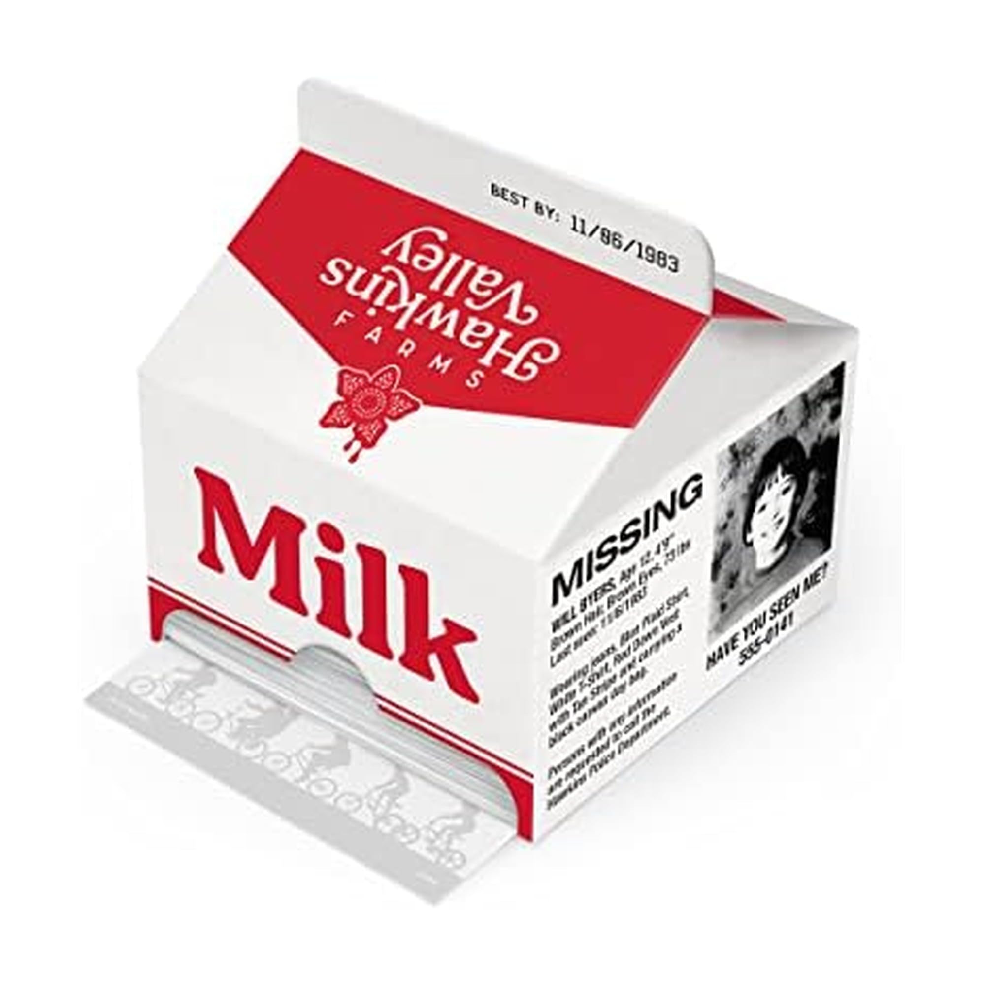 Genuine Fred Stranger Things, Milk Carton Notes