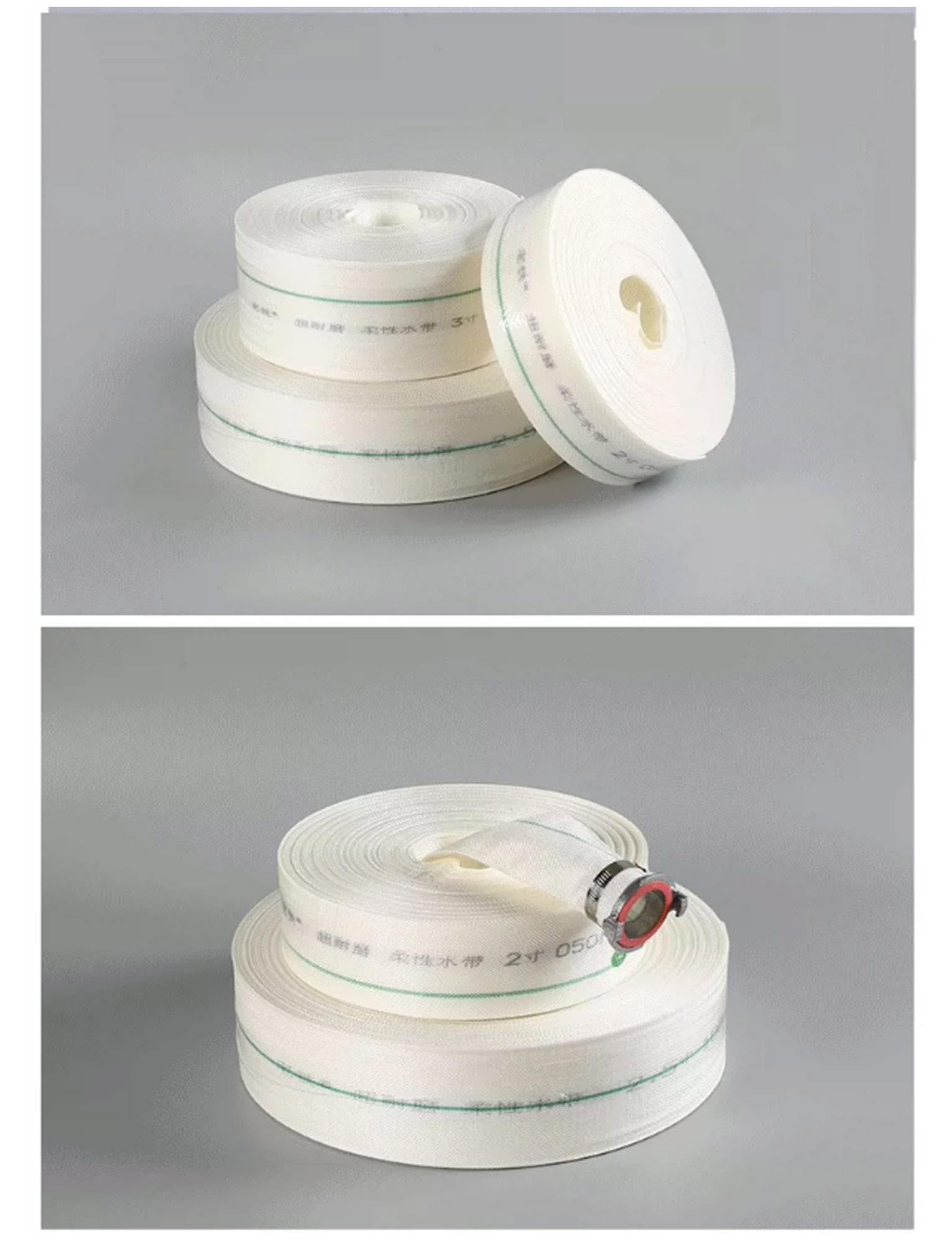 Rückspülschlauch 1-8", Verstärkt mit 2 Schellen und 2 Schnellkupplungen