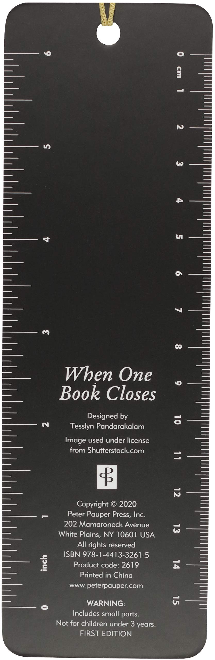 When One Book Closes Beaded Bookmark