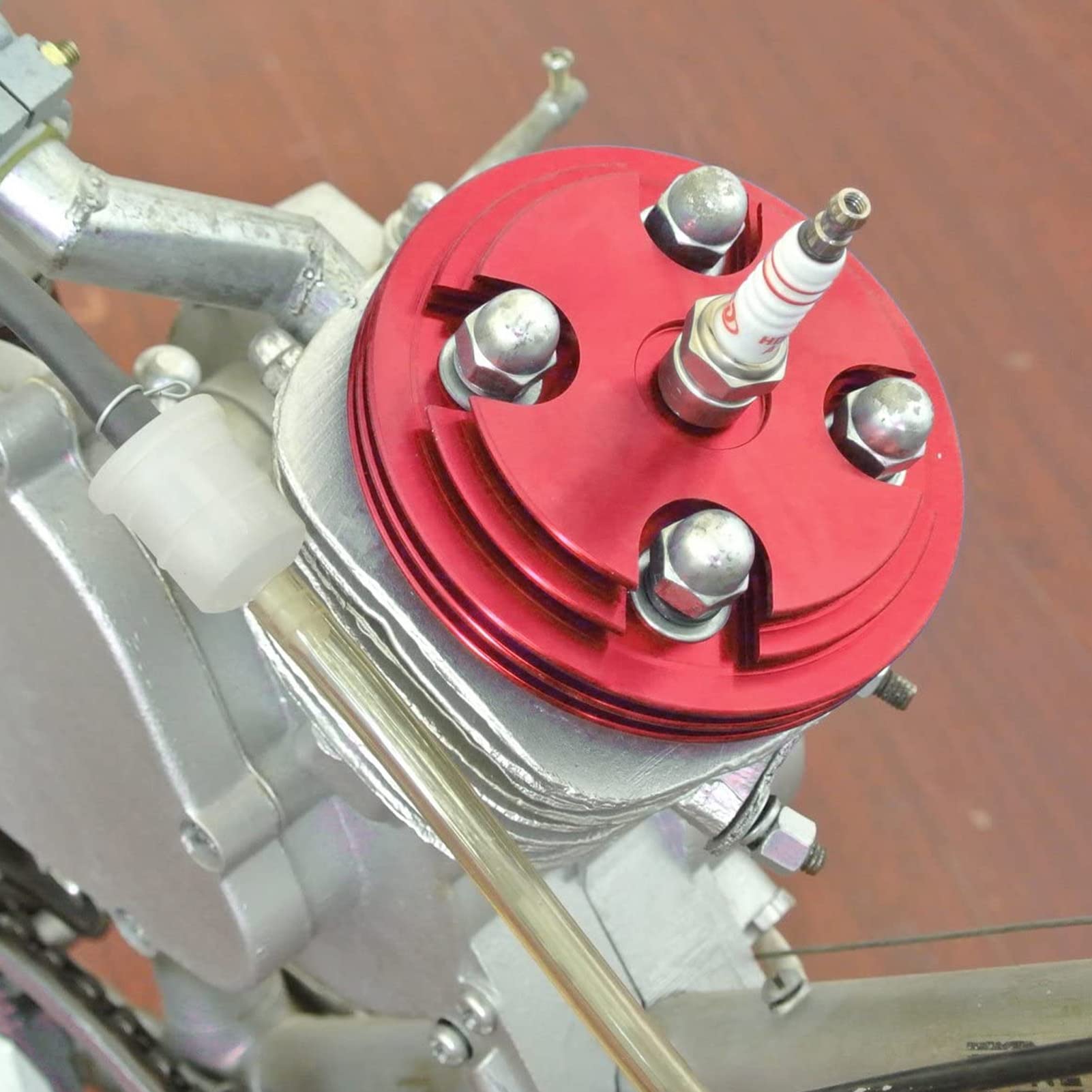 Culasse + Joint Pour Moteur Vélo 66cc 80cc 2 Temps - Neuf Garantie