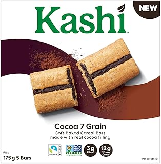 Kashi Kashi Cocoa 7 Grain Soft Baked Cereal Bars, (5x35 g), 175 Gram