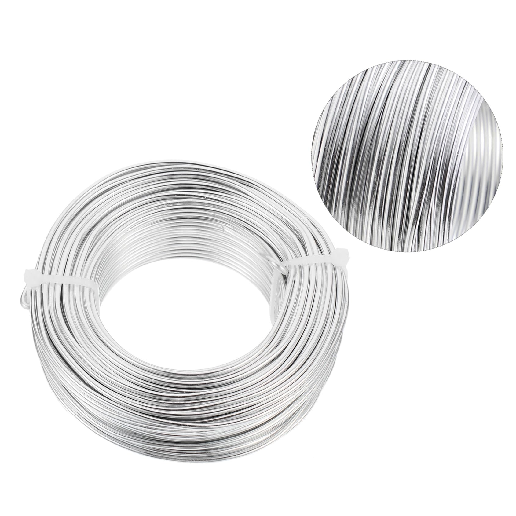 SEWACC Material de Alambre de Aluminio para Joyería Manualidades Abalorios de Alambre Metálico para Esculpir Joyas para Proyectos de Bisutería