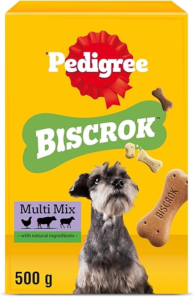 Pedigree Biscrok Multi Mix - Dog Treats - Bone-Shaped Biscuits - 500 g - 1