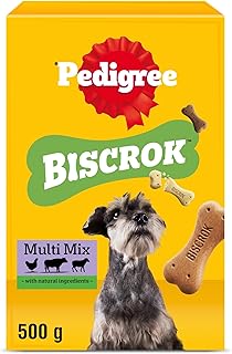 Biscrok Multi Mix - Dog Treats - Bone-Shaped Biscuits - 500 g