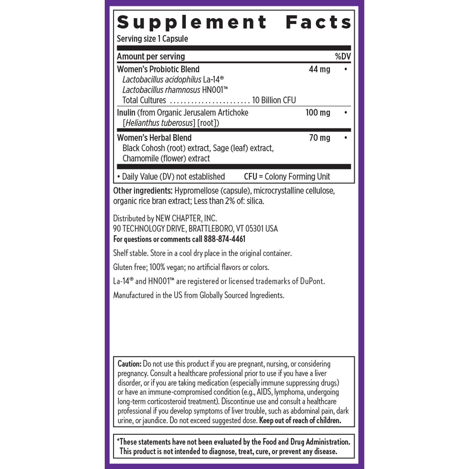 New Chapter All-Flora Probiotic Menopause Balance, 30 Count — Amazon image 6