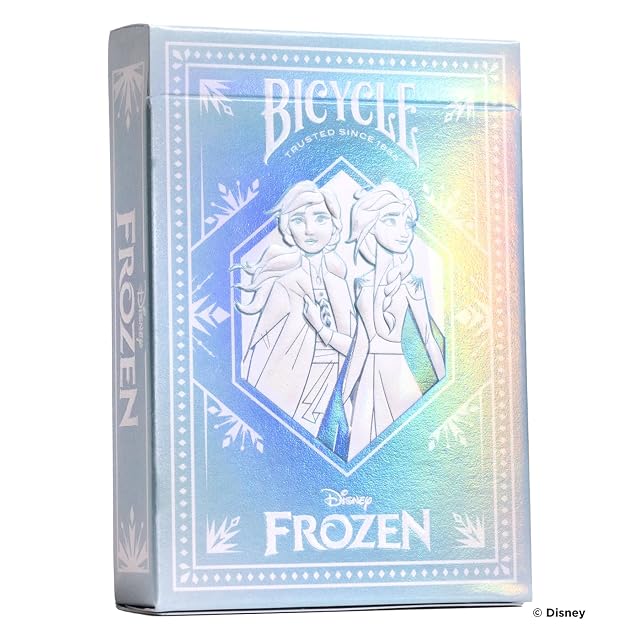 Baraja bicycle disney frozen blue