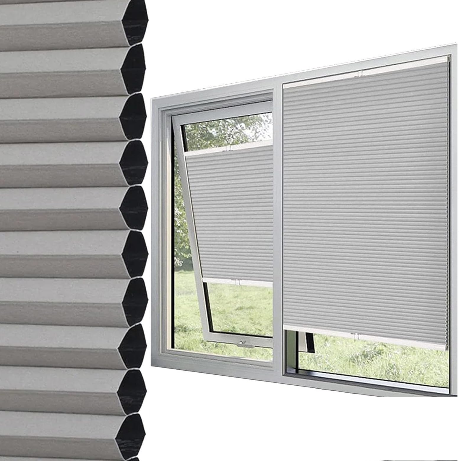 Amazon｜XJLXKLWG ハニカムシェード ハニカムスクリーン 窓用ハニカム