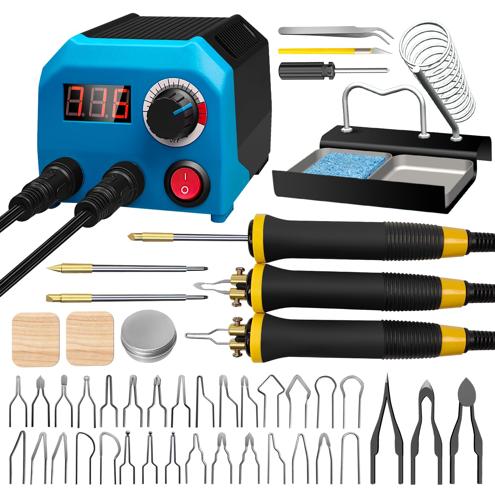 Kit de combustion du bois avec thermomètre numérique pour ateliers créatifs à la maison