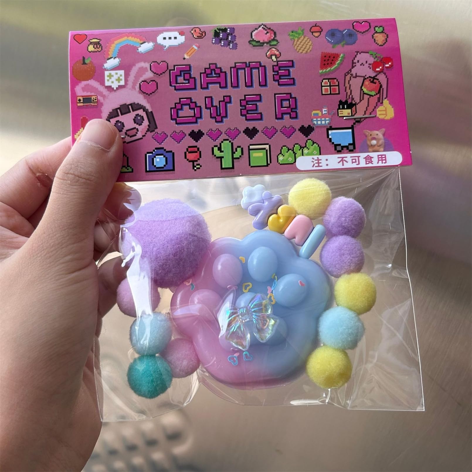 1 Pcs Taba Squishy Cat Paw Squeeze Toys,Blue Purple Gradient Sensory Fidget Toy for Your Best Mellow and Chill,Party Favors, Birthday Gift, Squishy Toys for Adults (Cat Paw 1)