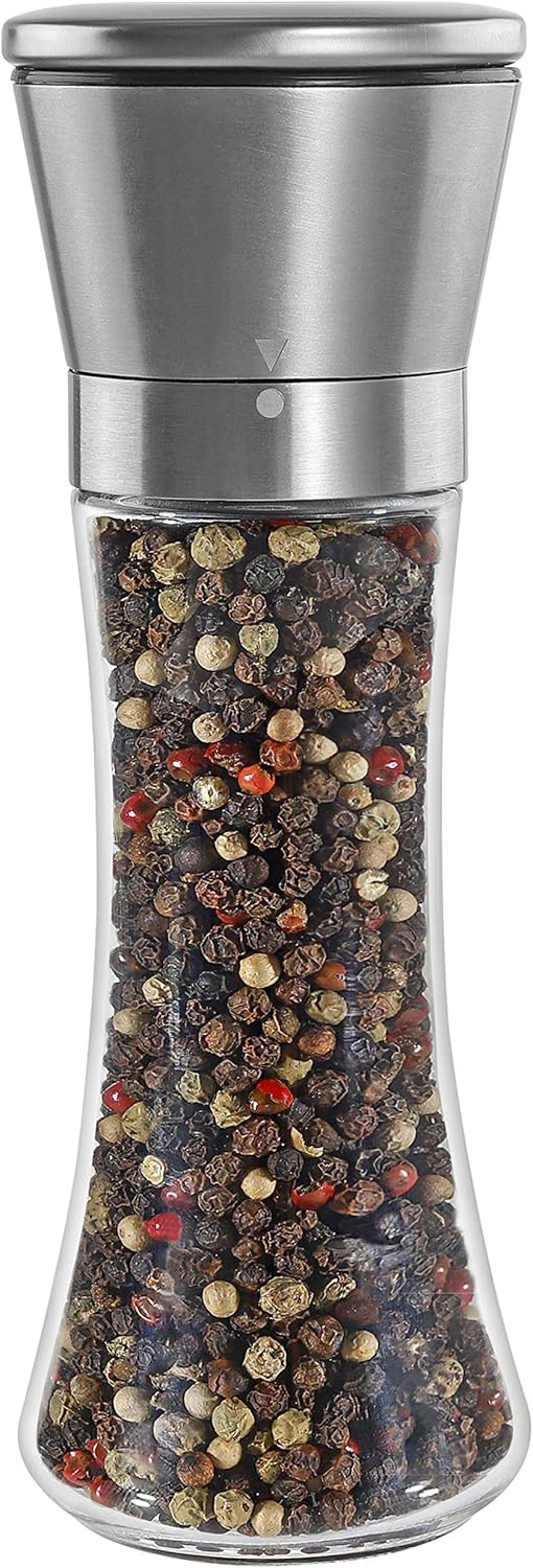 Premium Pepper & Salt Grinder - Adjustable Coarseness -8