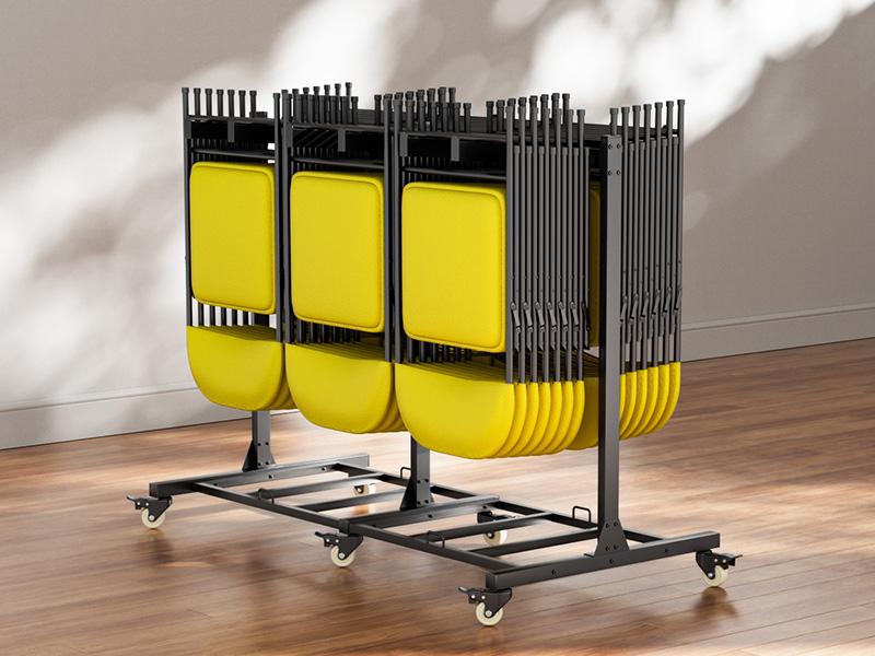 Amazon.com: Gliretiky Folding Chair Storage Rack Cart Thickened