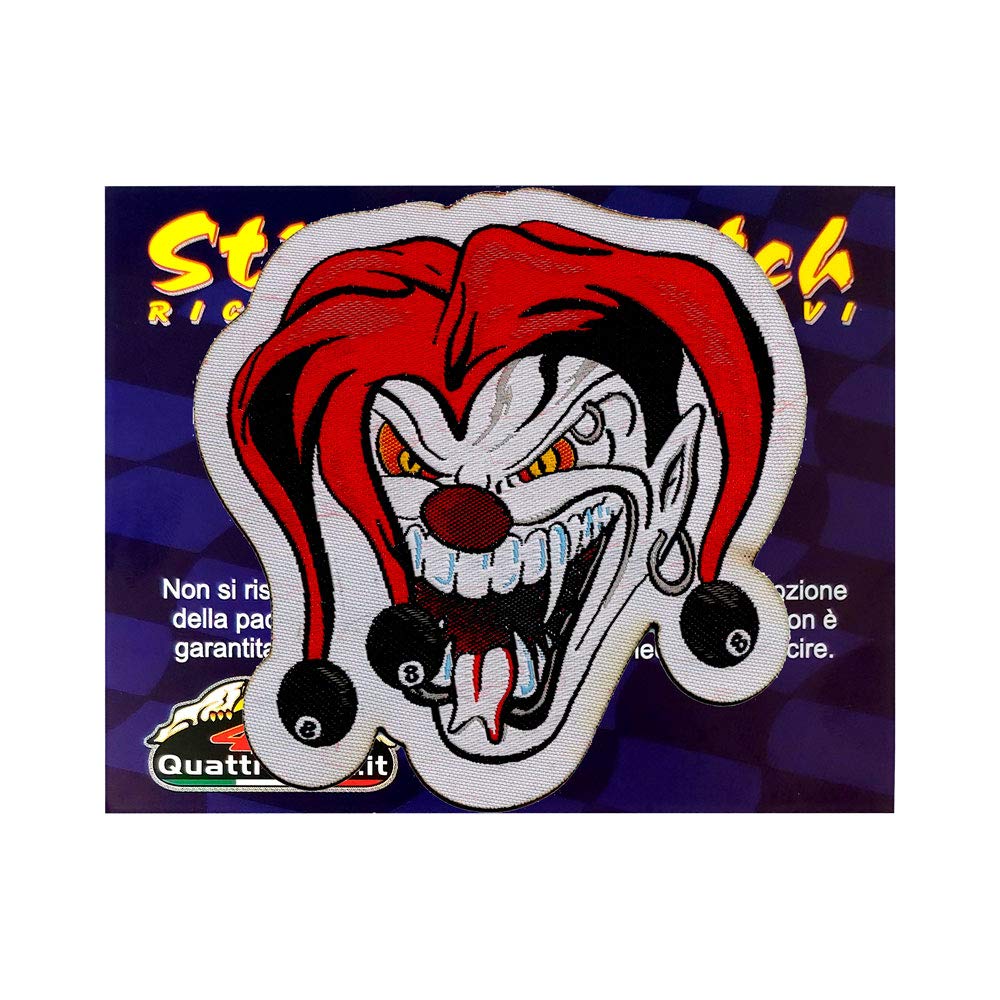 Quattroerre Toppe Patch Adesive Bulldog Per Tessuti - Ricamo Ultradettagliato Con Superadesivo 3M - Termoadesive E Da Cucire