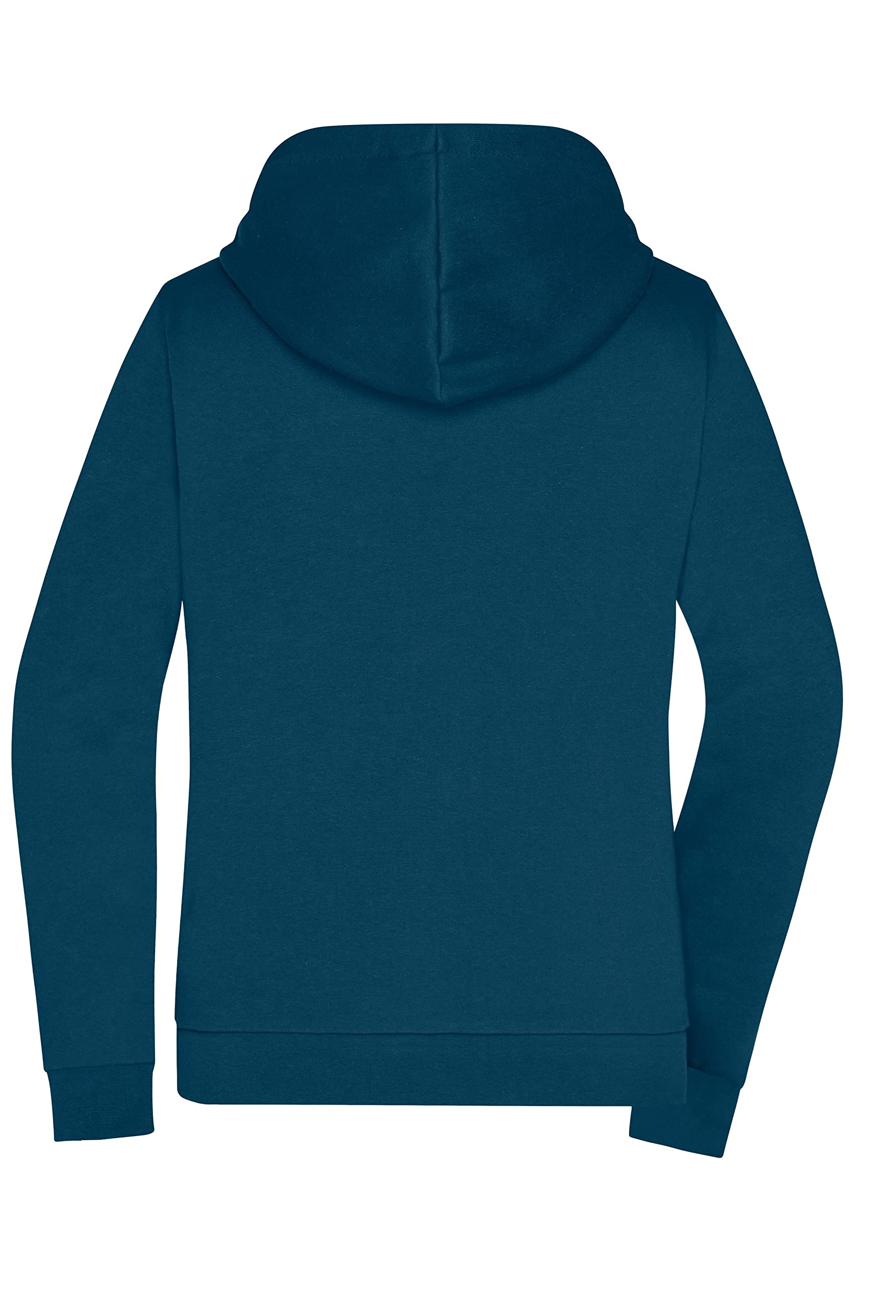 James & Nicholson Damen Basic Kapuzen-Sweatjacke - Leicht taillierte Sweatjacke mit Kapuze