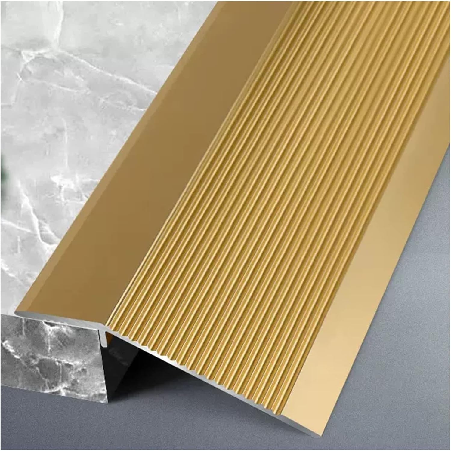 HAIXHX 10cm Extra Wide Uneven Floor Transition Strip