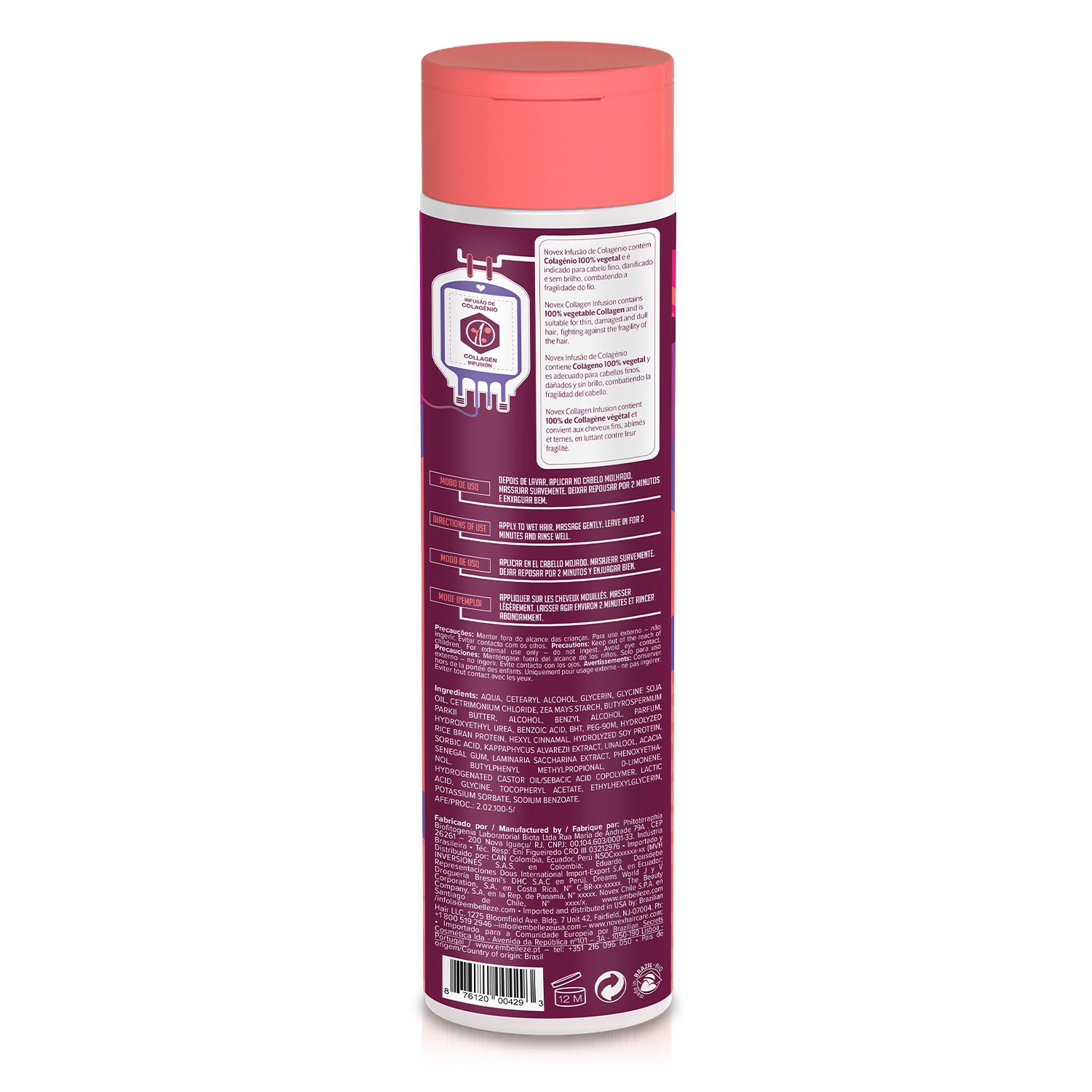 NOVEX Shampoo 10.1oz + Conditioner 10.1oz Set