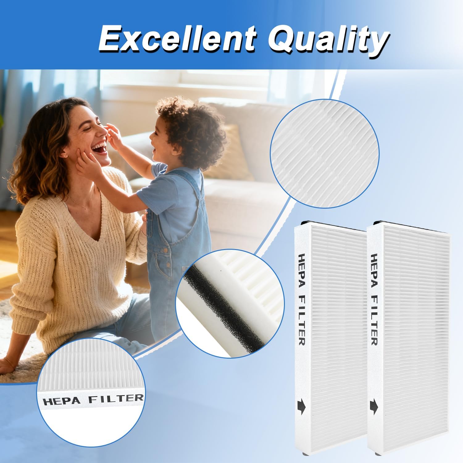 3PCS MERV 8 Air Filters Compatible with Panasonic Intelli-Balance ERV System Models FV10VE1 FV-10VE1 FV10VEC1 FV-10VEC1 Replace#: FV-FL0810VE1 FFV4300152S - Image 3