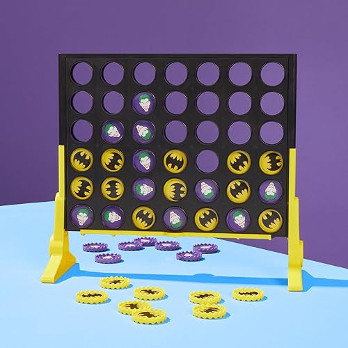 Miniatura 6 de Connect 4 Batman Game  Juego 4 en fila con temática de Batman  A partir de 6 años  Para 2 jugadores  Juegos de mesa de estrategia para niños y