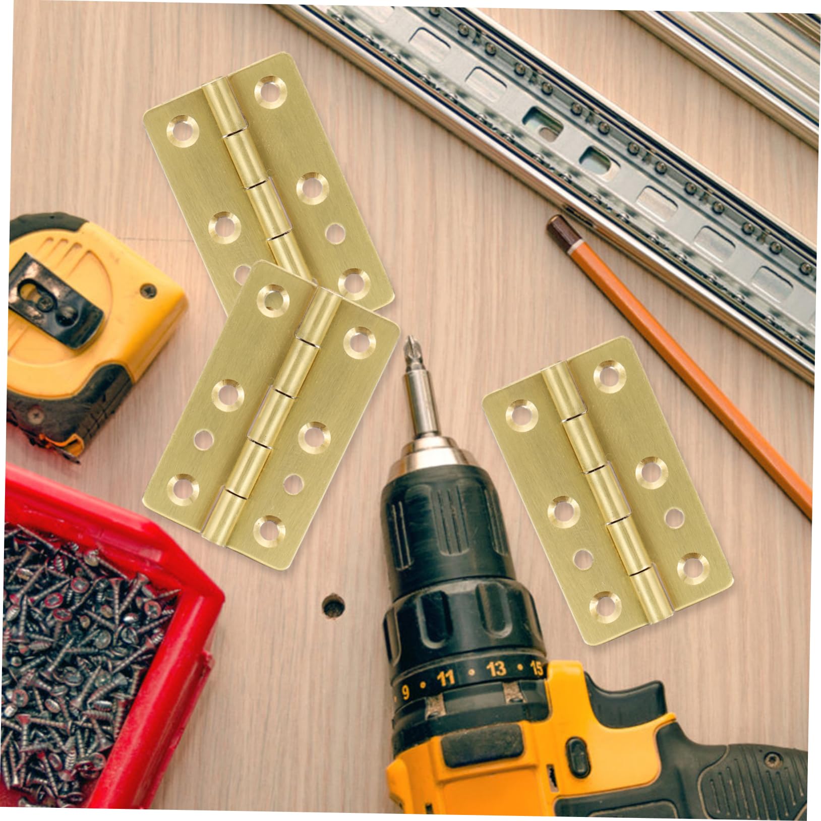 NAMOARLY Pcs Heavy Duty Piano Hinges Box Hinges for Crafts Jewelry Boxes for Screws Not Included