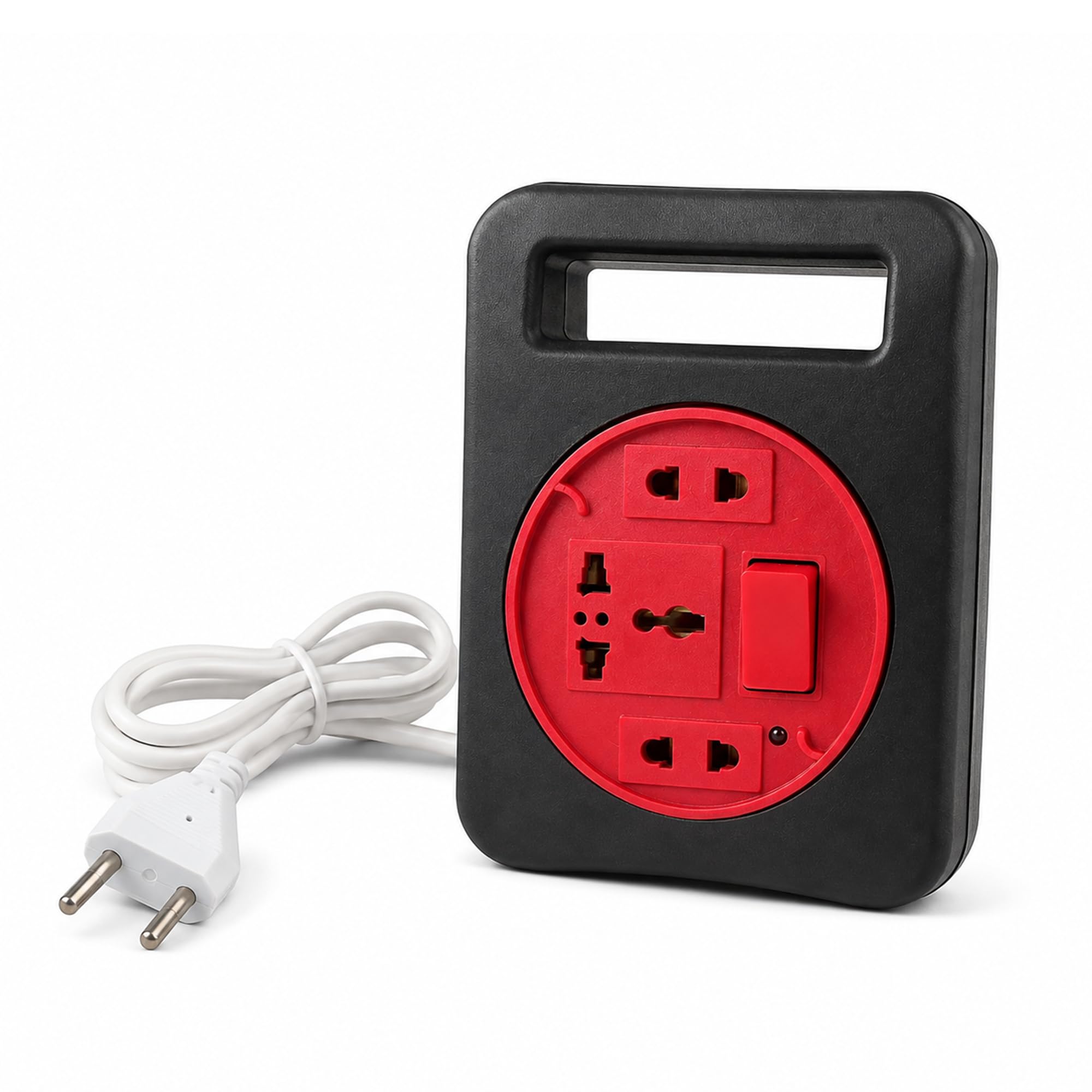 3 socket universal extension board with master switch & indicator | 4.5 meter long copper wire | multi plug power strip for home & office