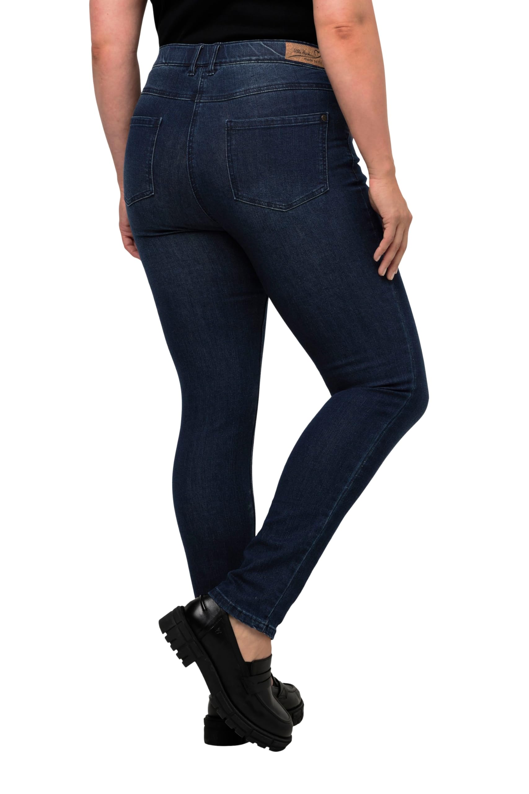 Ulla Popken SkinnyJeans Sarah, Schmale 5-Pocket-Form, High Waist - Pantalones Mujer