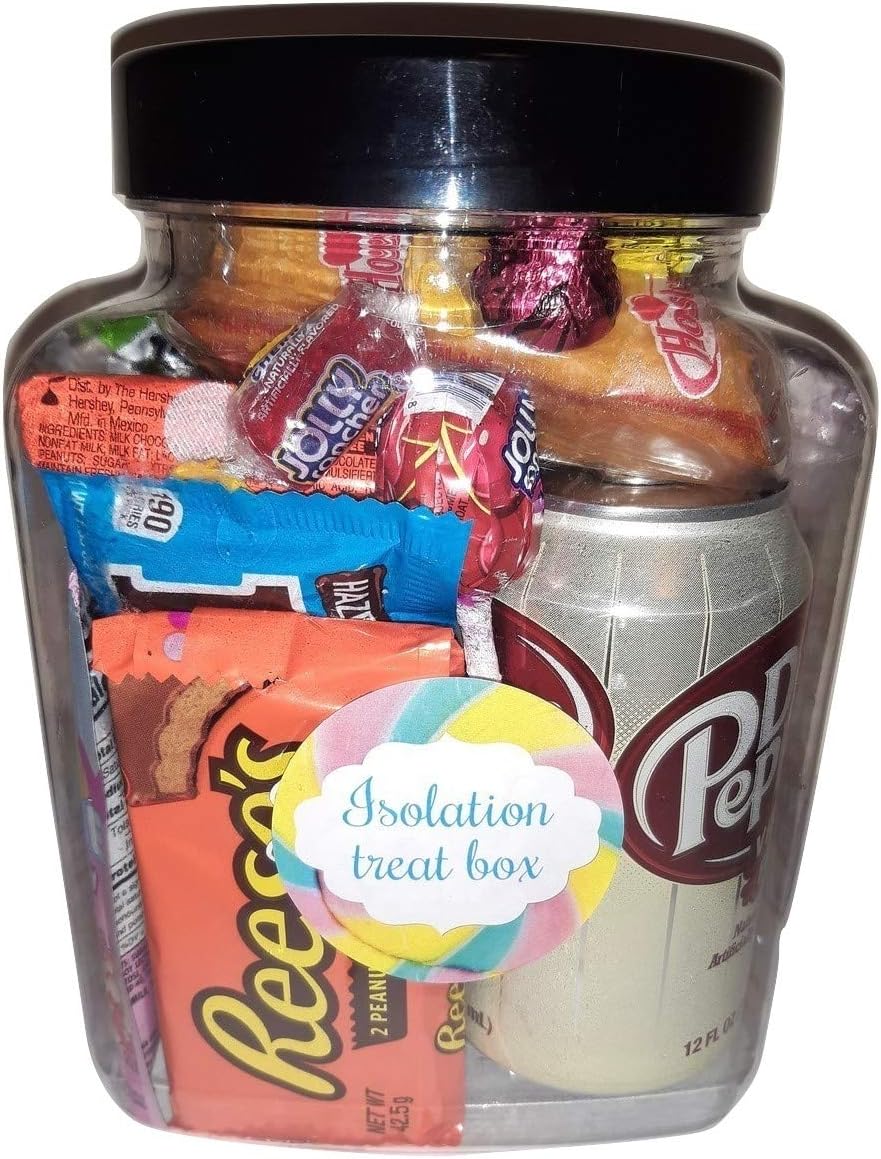 American Candy & Chocolate Isolation Treat jar