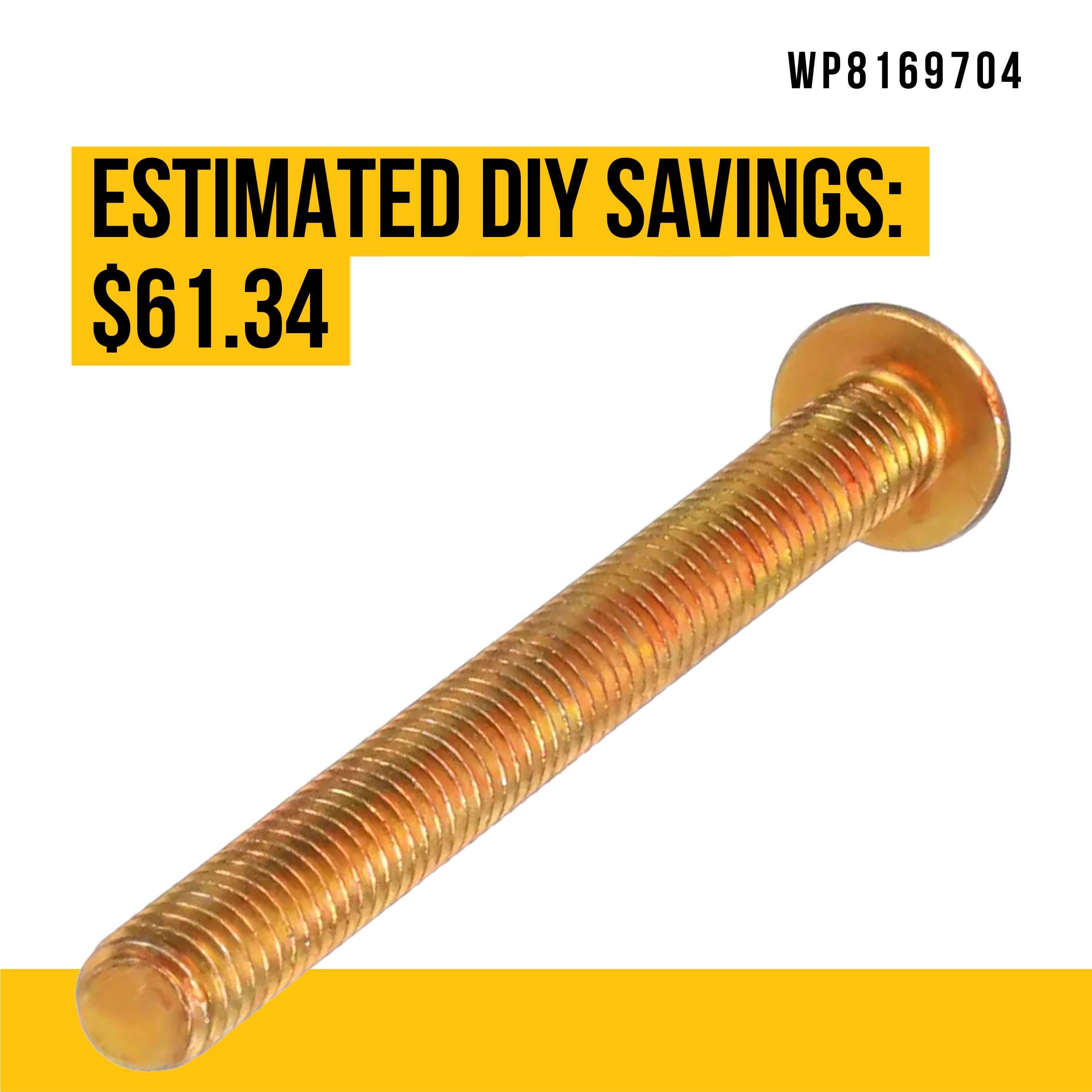 Amazon.com: PartsBroz WP8169704 Microwave Top Mounting Screw 