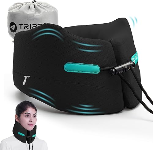 Almohadas de viaje para dormir, cuello y barbilla, soporte de espuma viscoelástica, almohadas cervicales de viaje para vuelos largos, avión,