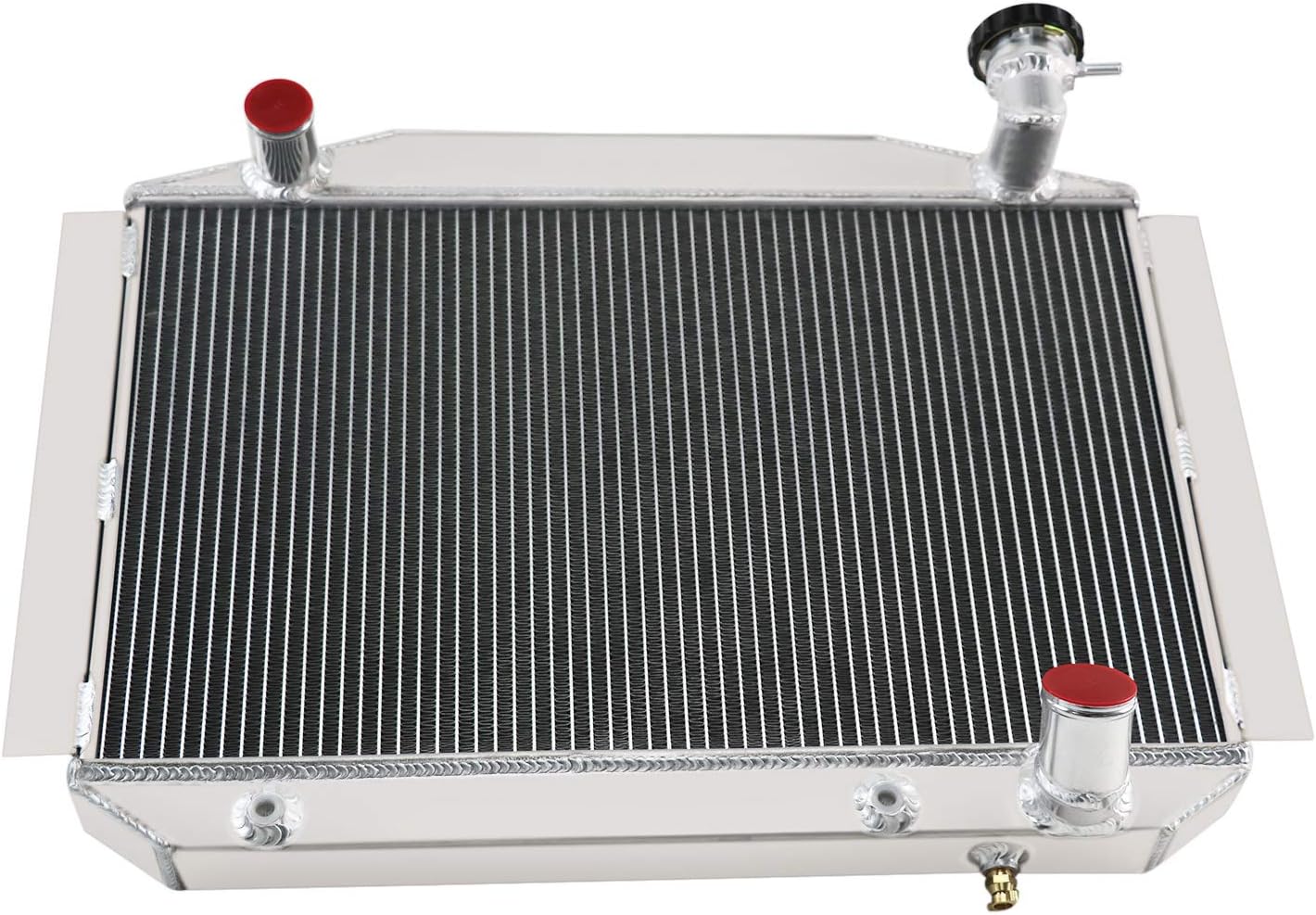 3 Row Aluminum Radiator for 1955-1960 1956 Chevy Corvette 350 V8 Small Block AT