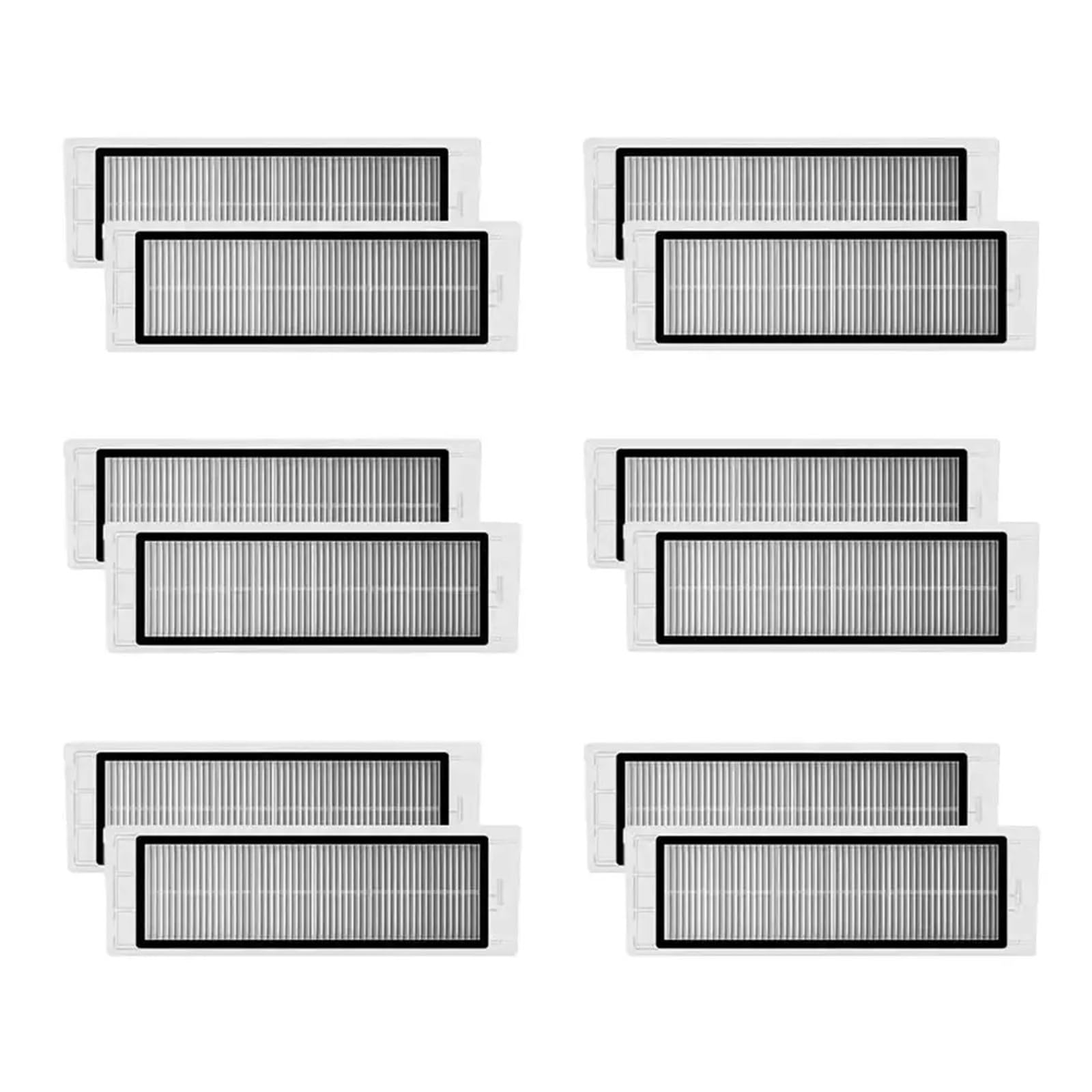 Compatible con Piezas de Repuesto Filtro aspiradora Robot 1S SDJQR01RR C10 S52 S50 S51 S55 T65(6 Box)