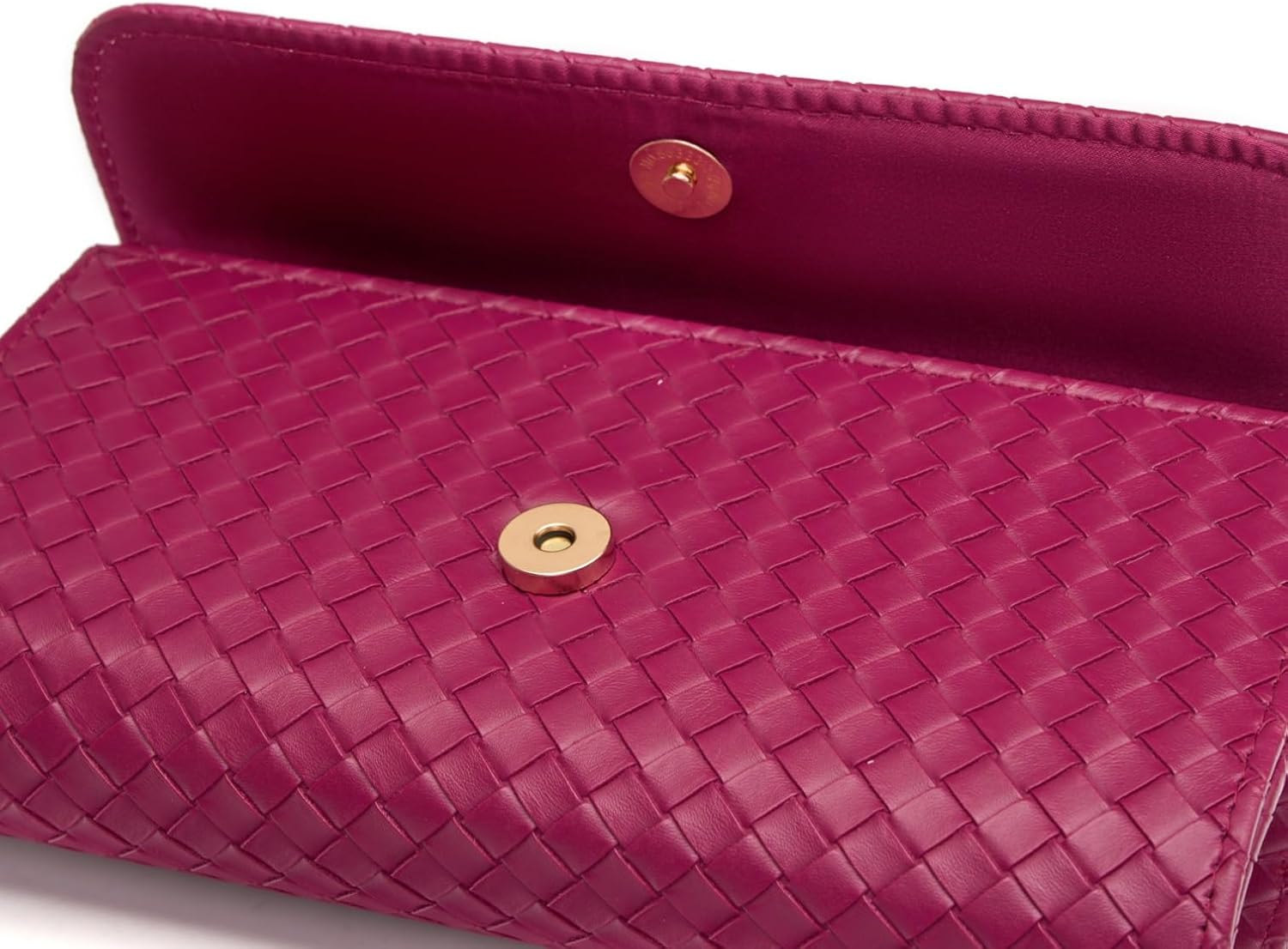 Woven Evening Bag Clutch Purses for Women Fashion PU Leather Crossbody Purse for Wedding Party and Prom - Image 8