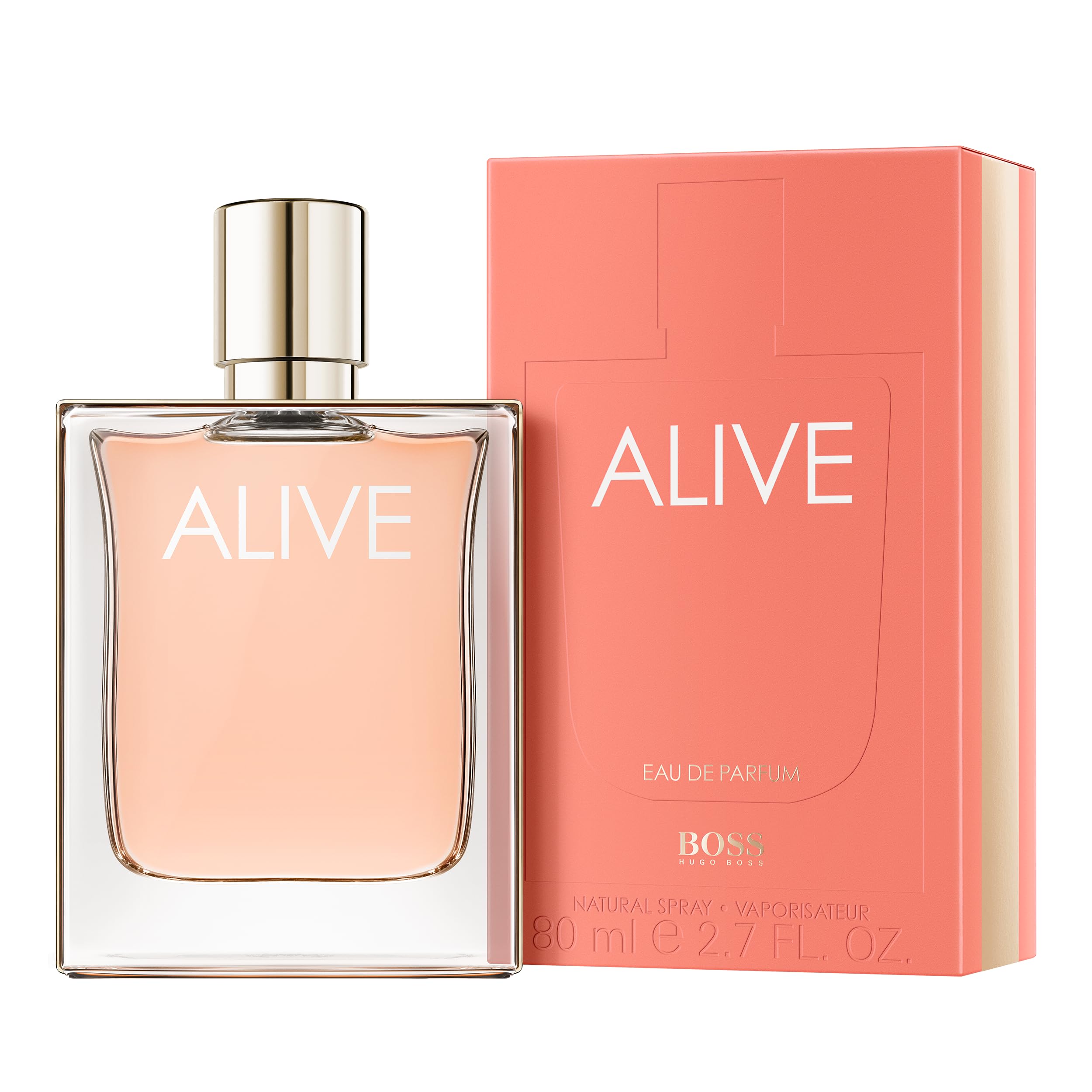 BOSS Alive Eau de Parfum para mujer | Fragancia frutal amaderada con notas de jazmín y cedro | larga duración |