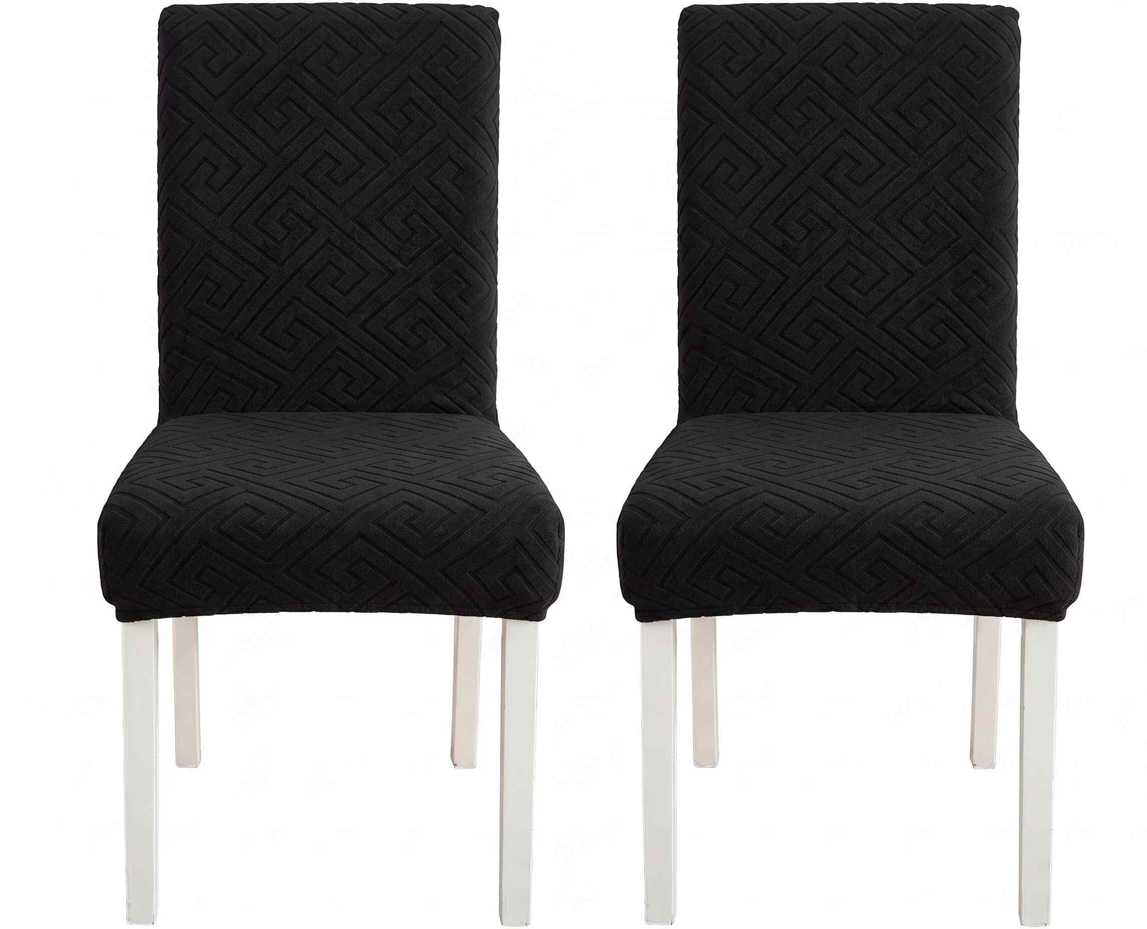 Styleys Elastic Chair Covers - 6 Pack Taupe -30