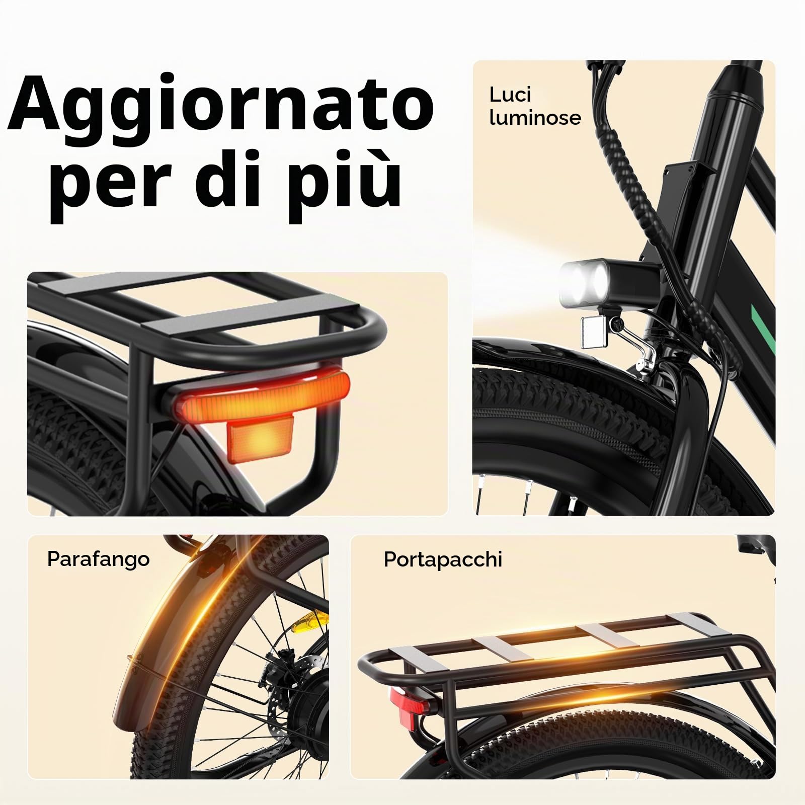 HITWAY Bicicletta Elettrica 27,5", Bici Elettrica Mountain Bike,E-Bike City per Uomo/Donna,Motore 250W 36V13Ah batteria al litio estraibile, fino a 50-100 km,APP