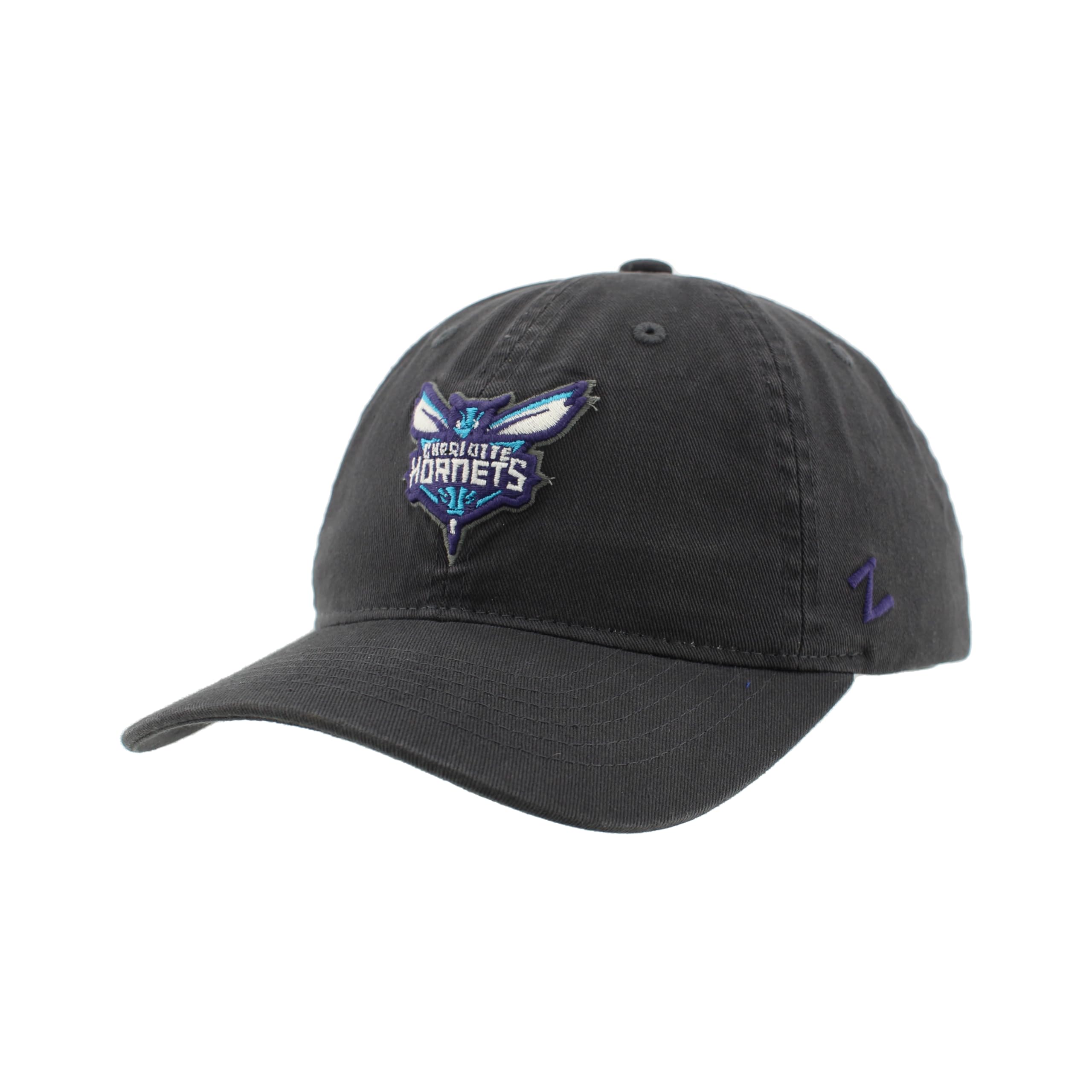 ZHATS NBA Officially Licensed Adjustable Hat Scholarship Icon Charcoal