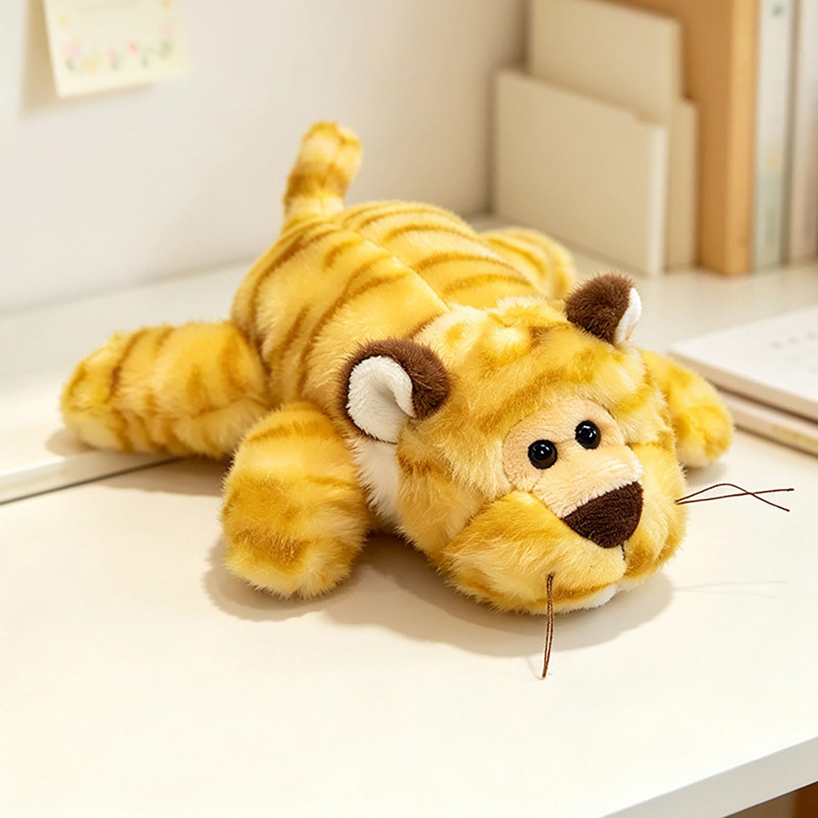 Cute Magnetic Shoulder Animal Plush Doll, Realistic Mini Stuffed Animal Figurine, Clingable Shoulder Plush Toy, Animal Fridge Magnet Ornament, Novelty Decorative Toy Gift for Children