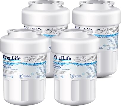 RWF0600A Replacement for GE MWFP, MWFA, MWFAP, MWFINT, GWF, GWFA, HWF, HWFA, HDX FMG-1, Smartwater, WFC1201, GSE25GSHECSS, 197D6321P006 4 Pack