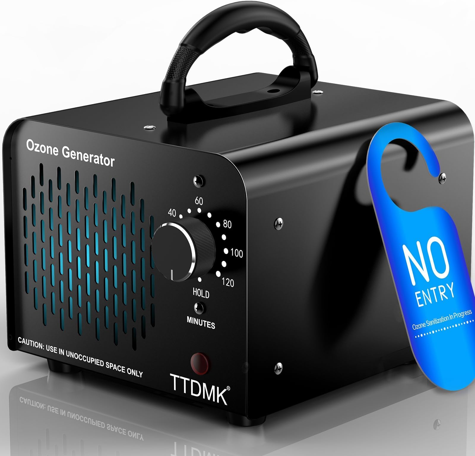 Ozone Generator 68,000mg/h, Commercial Ozone Machine Odor Removal, High Capacity Ozone Machine, Home Ozone Generator for Car, Home, Smoke, Pet, etc (Black) - by TTDMK