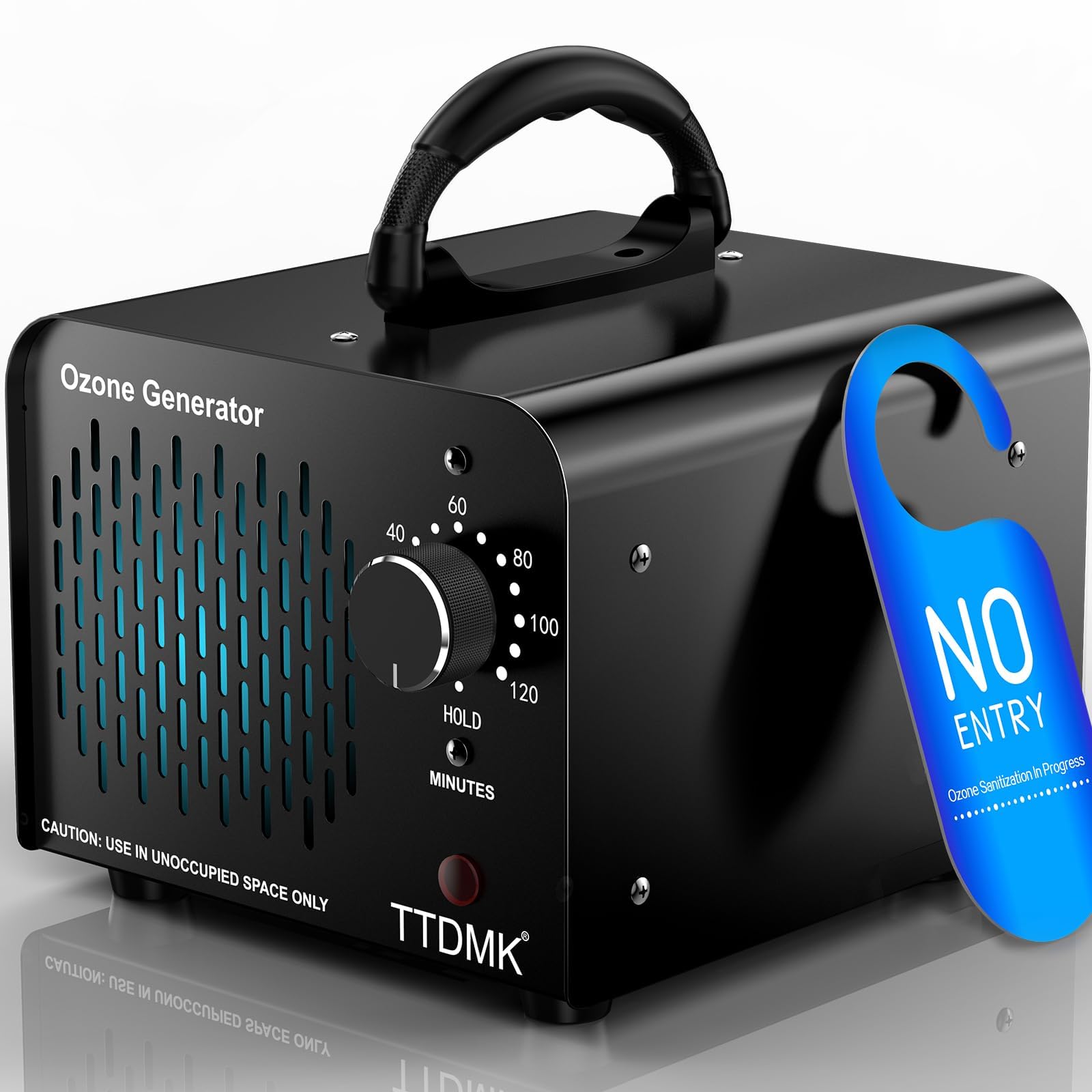 Ozone Generator 68,000mg/h, Commercial Ozone Machine Odor Removal, High Capacity Ozone Machine, Home Ozone Generator for Car, Home, Smoke, Pet, etc (Black) - by TTDMK