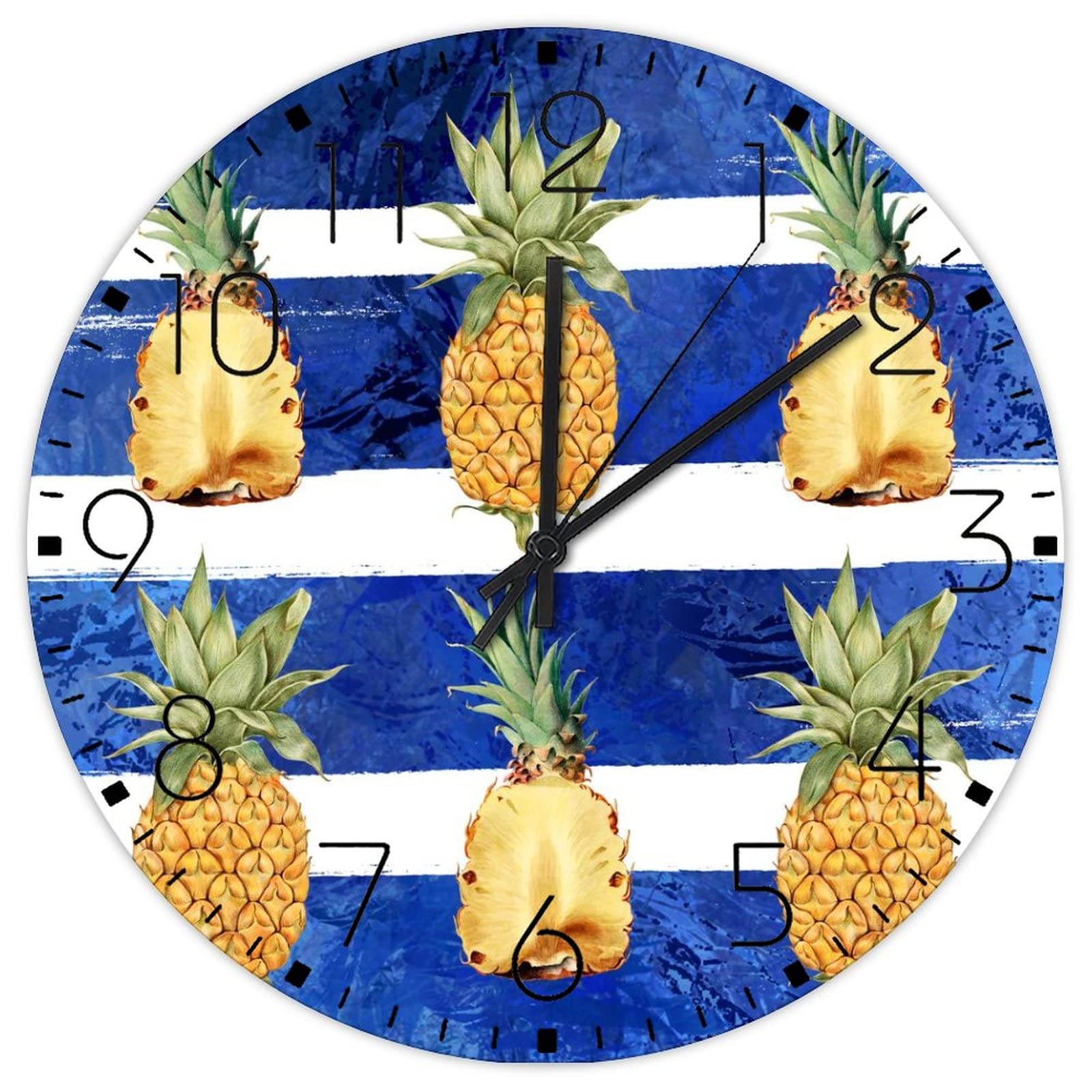 Horloge murale en bois fruits exotiques pour sublimer l'ambiance d'un atelier