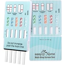 Easy@Home 5 Panel Urine Drug Test Kit, Multi Drug Screening Test, 7 Pack