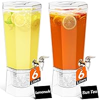 Lifewit 6L Dispenser Bevande con Rubinetto, Dispenser Acqua in Plastica