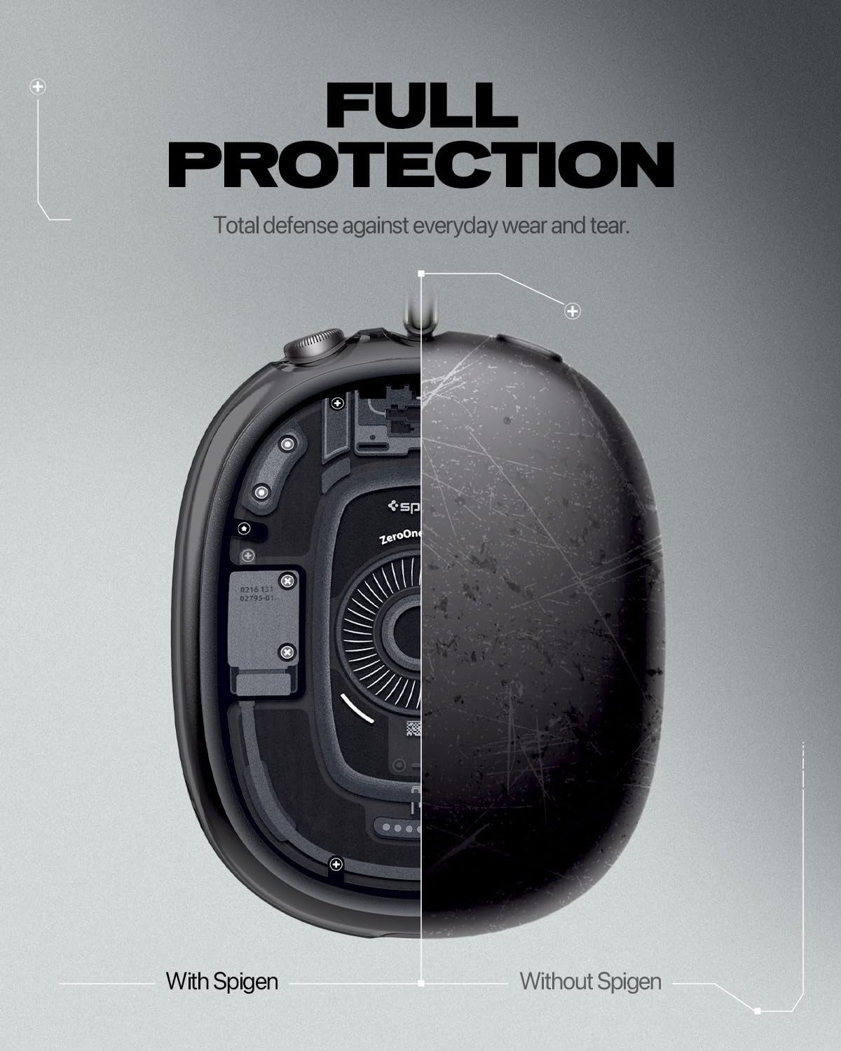 Amazon.com: Spigen Ultra Hybrid Pro for AirPods Max 1 / AirPods