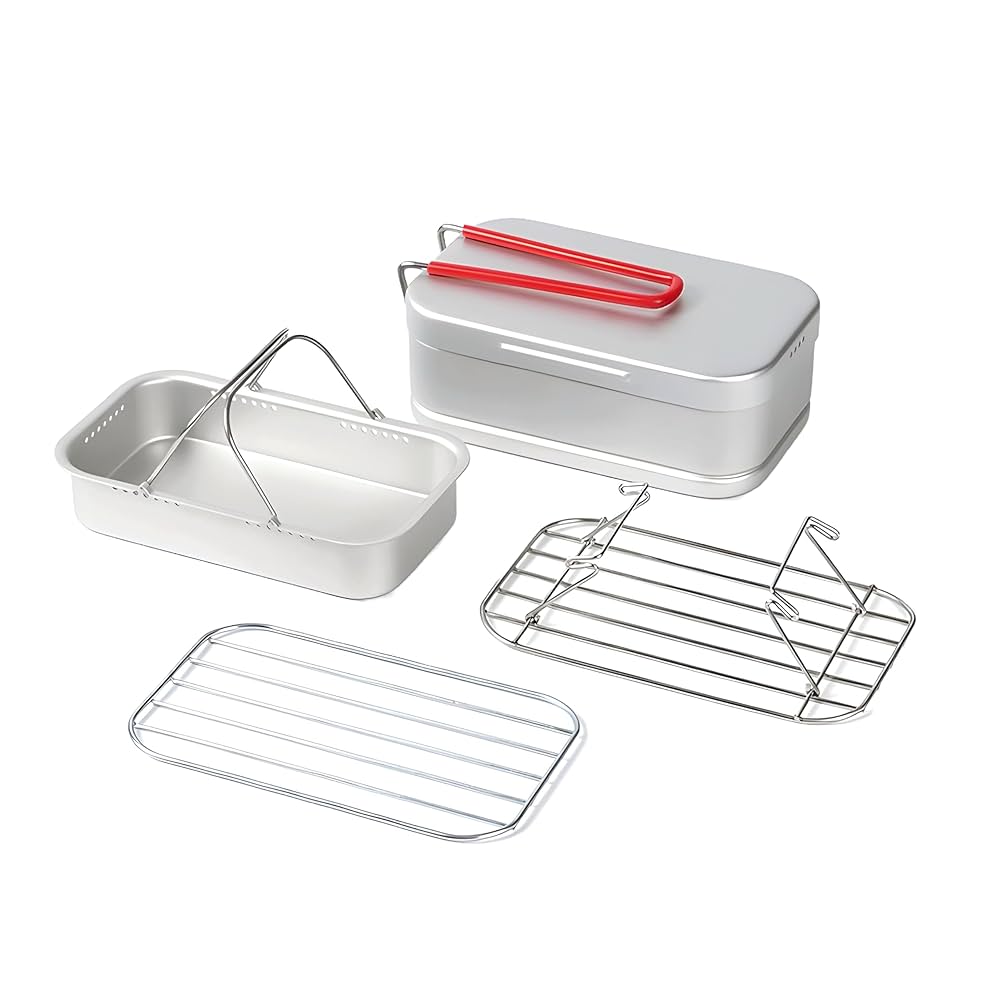 ひ*ろ様 【サープラス極上品】スイス軍　飯盒　メスキット　メスティン　ライスクッ ひ*ろ様 【サープラス極上品】スイス軍 飯盒 メスキット