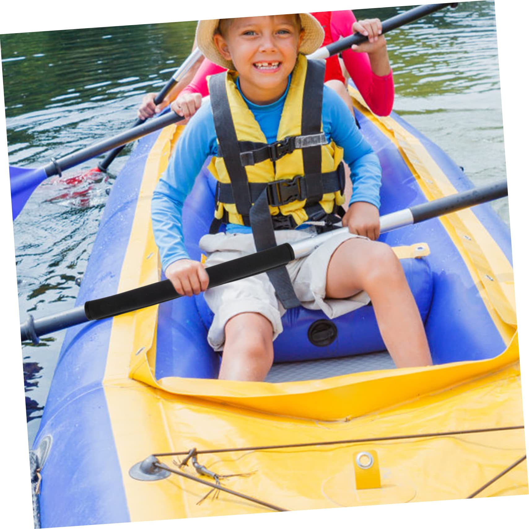 GANAZONO 2pcs Protective Comfortable Non- Grips for Kayak Paddles -Sweat Design Reduces Hand Fatigue for Kayaking and Paddleboarding