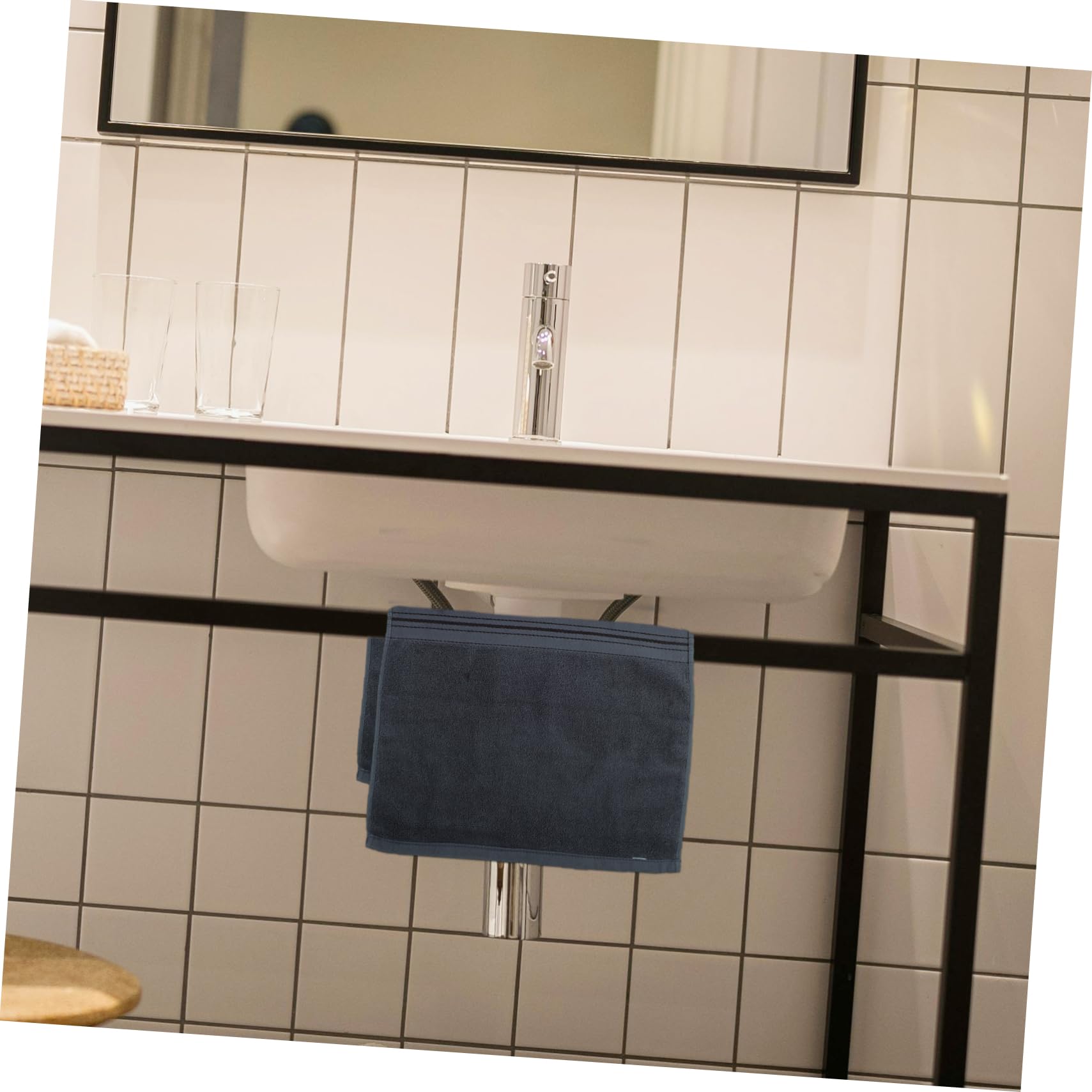12 Stück Weiche Baumwoll Waschlappen sehr Saugfähig für Bad und Gesicht 100% Baumwolle für Empfindliche Haut