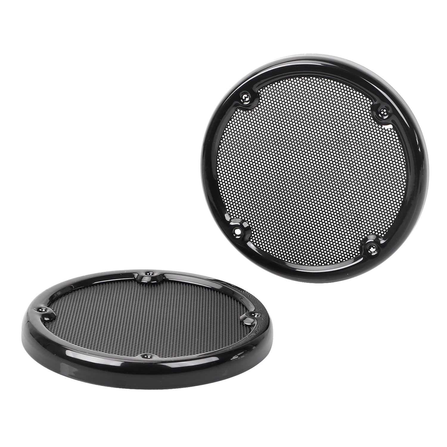 Garnitures Haut-parleur Tour-Pak Pour Harley Electra Glide Ultra 2014-2022 - Compatible Audio, Noir, Aluminium